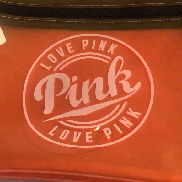 NWT PINK Victoria’s Secret Swimsuit beach bag. 2 zipper compartments. - Picture 5 of 9